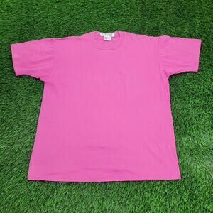 Vintage 90s Sunbelt Shirt Womens XL 23x28 Pink USA